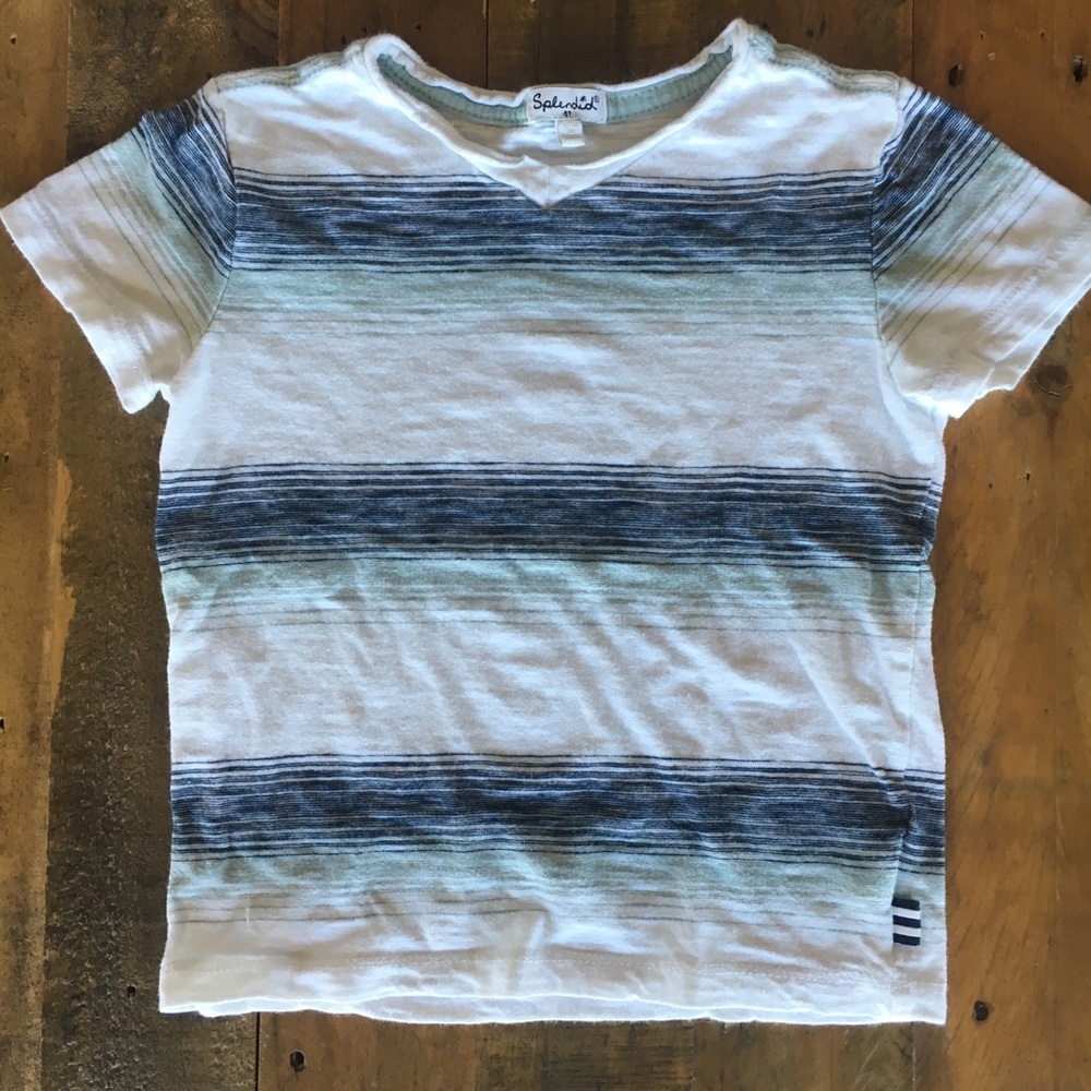 ✨Splendid ✨ Boys 4T Striped V neck